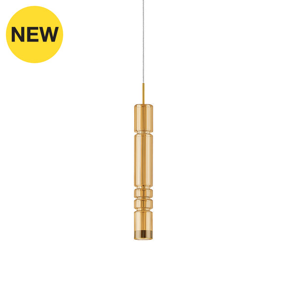 DORIC Brass Hanging Lamp