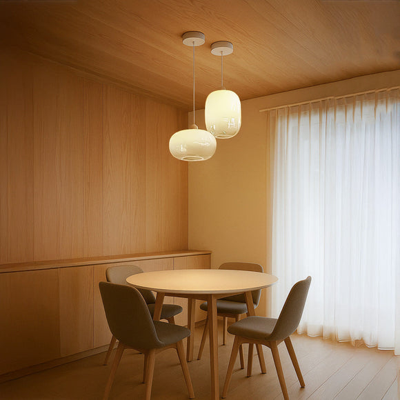 GUSH A 8W DIM WH White Hanging Lamp