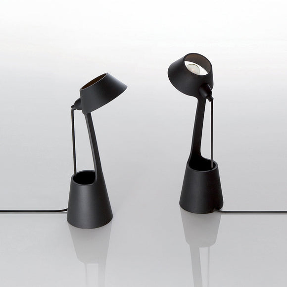 LEAN BK Black Table Lamp