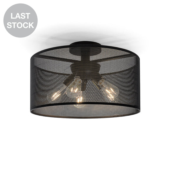 Lish-Cm Black Ceiling Lamp