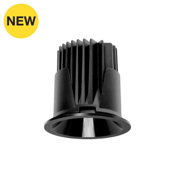 NERO-MAXI-15W-22D Black / 2700K Recessed Downlight