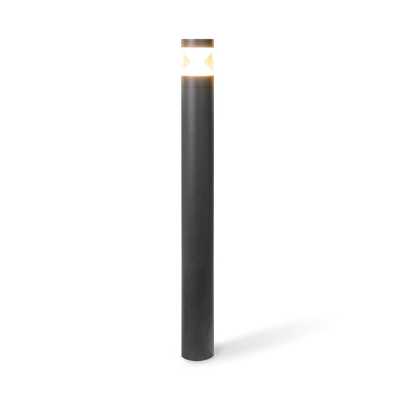 Nexis-S-B60-Dg Dark Gray Exterior Bollard Lamp