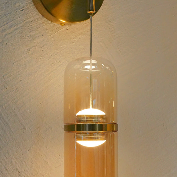 PILLY W 6W DIM AMBER Gold Wall Lamp