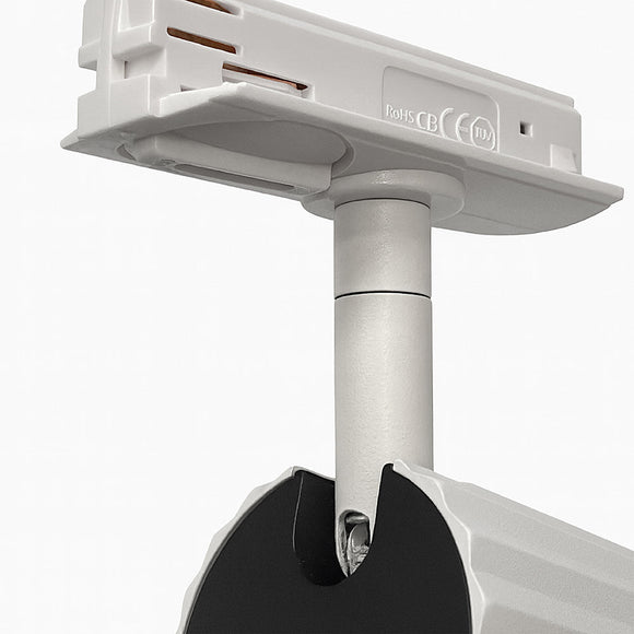 PLEAT-TRACK-G2 White / Black Track Light