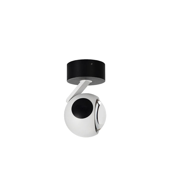 St-Eyc01-9W-3.0K-Wh+Bk Black / White Ceiling Lamp