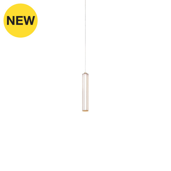 TELIS PV Clear / Gold / 300 MM Hanging Lamp