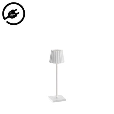 PLISSE NANO White Rechargeable Lamp