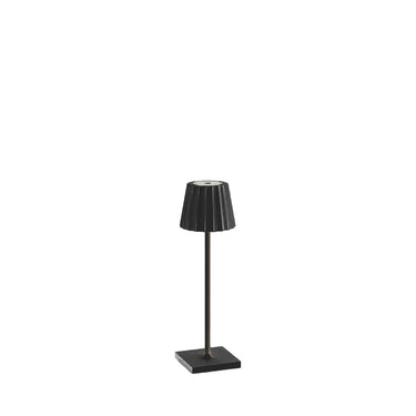 PLISSE NANO Black Rechargeable Lamp