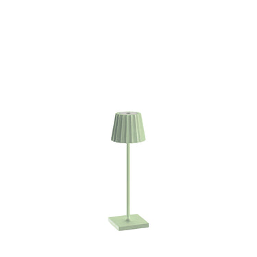 PLISSE NANO Sage green Rechargeable Lamp