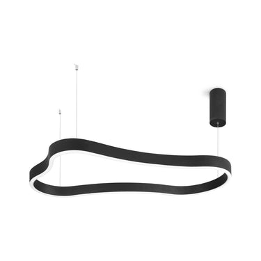 Nuvol-P150-Bk Sanded Black Hanging Lamp