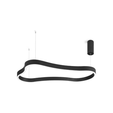 Nuvol-P120-Bk Sanded Black Hanging Lamp