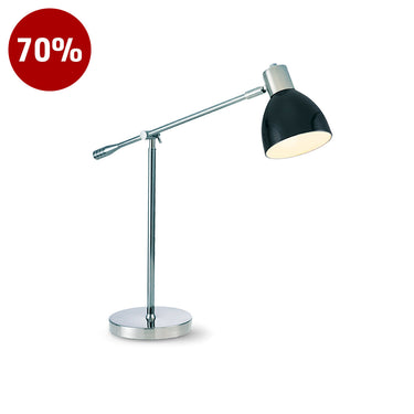 Varberg-Table Chrome / Black Table Lamp