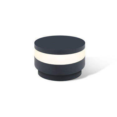 Cap-Rd-Dg Dark Gray Exterior Gate Lamp