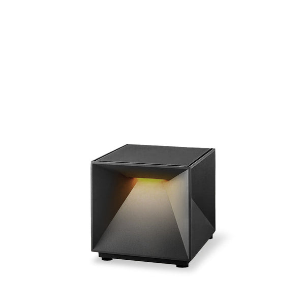 CUBOX Black Rechargeable Lamp
