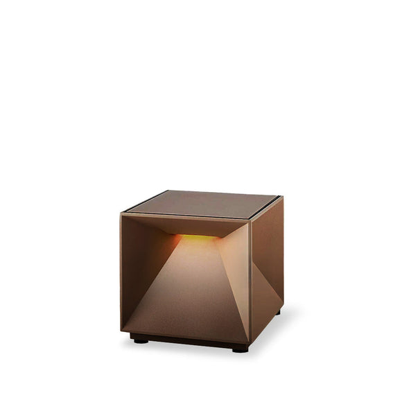 CUBOX Corten Rechargeable Lamp
