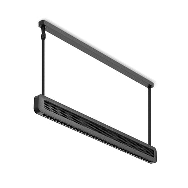 Acoustic-Sq-P120-4000K Black Hanging Lamp