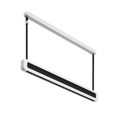 Acoustic-Sq-P120-4000K White / Black Hanging Lamp