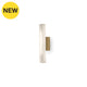 Aelis-W-Cct-Gd White / Gold 300 Mm Wall Lamp