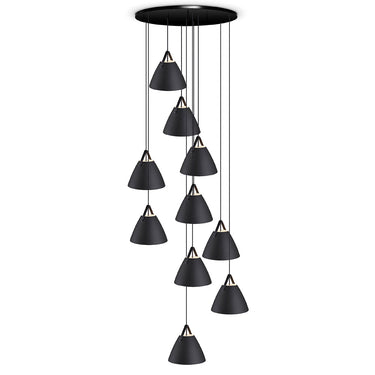Akir-P10 Black Cluster Lamp