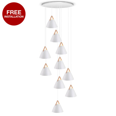 Akir-P10 White Cluster Lamp