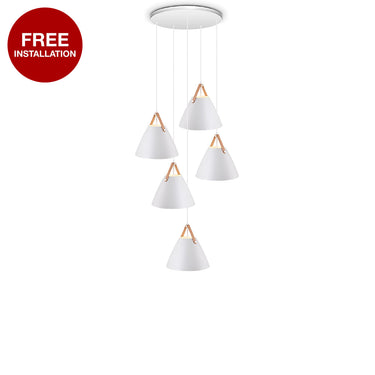 Akir-P5 White Cluster Lamp