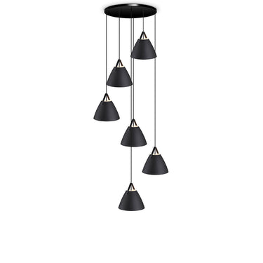 Akir-P6 Black Cluster Lamp
