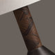 ASTRALIS-T440-PAULOWNI-WH - Brushed Dark Grey / Off White - Table Lamp