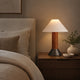 ASTRALIS-T530-CORK-WH - Brushed Dark Grey / Off White - Table Lamp