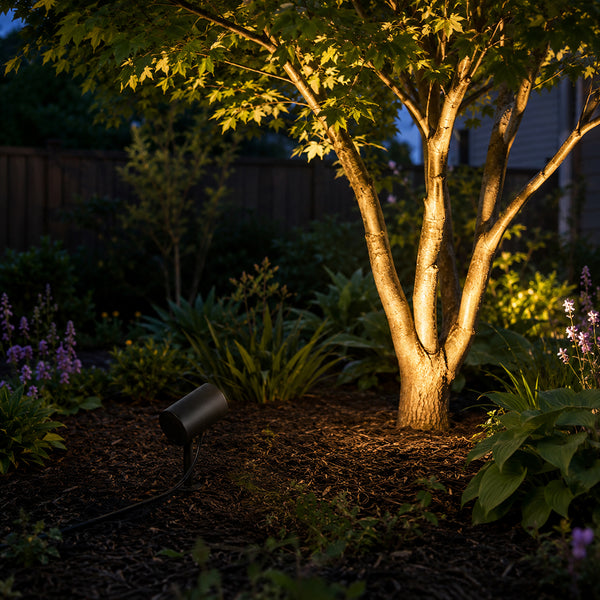BEAMA-M-10W-24D-3000K-BK Exterior Spotlight - Lamptitude