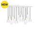 Bell-P14 Clear / Gold Cluster Lamp