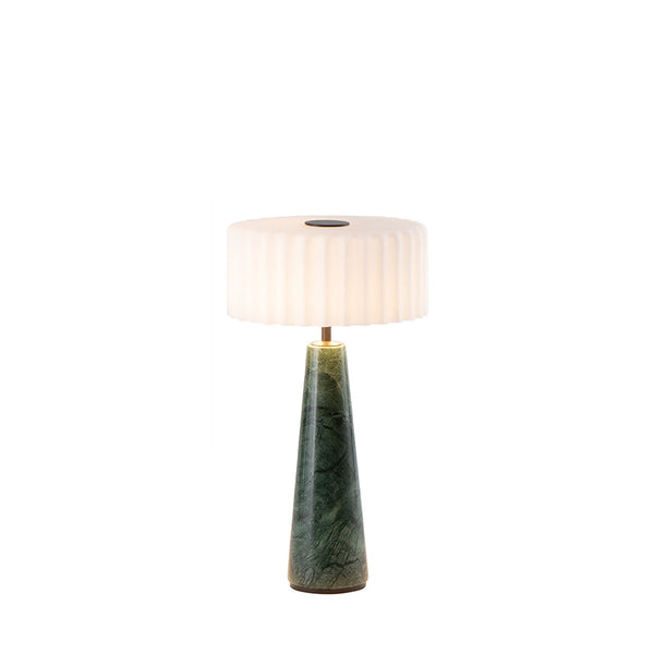 BLOK White / Green Marble Rechargeable Lamp