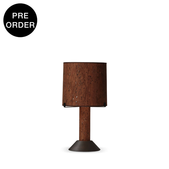 CALEN-T480-CORK - Matt Black - Table Lamp