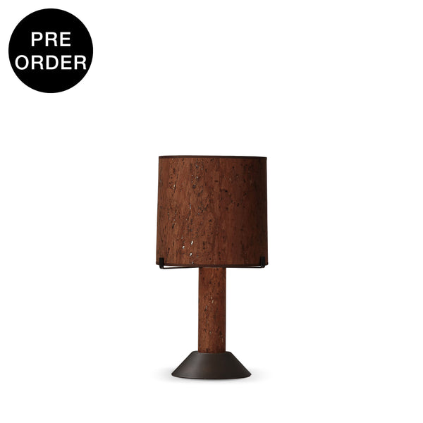 CALEN-T480-CORK - Matt Black - Table Lamp