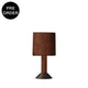 CALEN-T480-CORK - Matt Black - Table Lamp