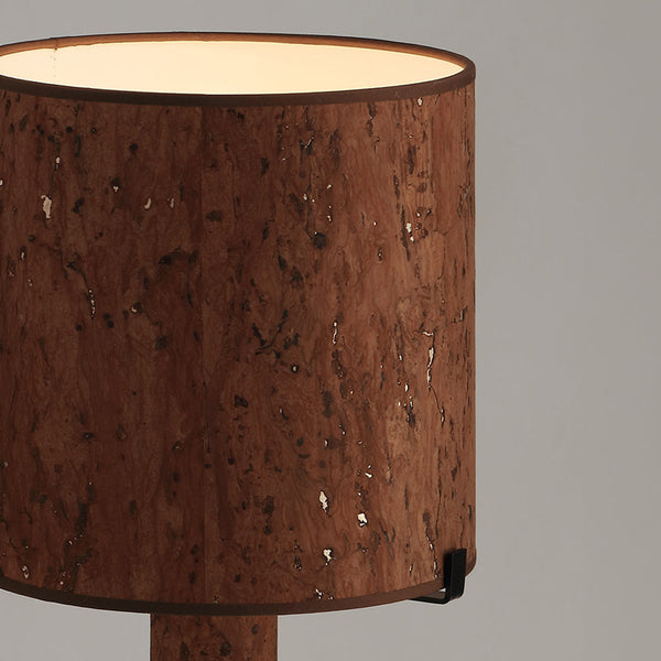 CALEN-T630-CORK - Matt Black - Table Lamp