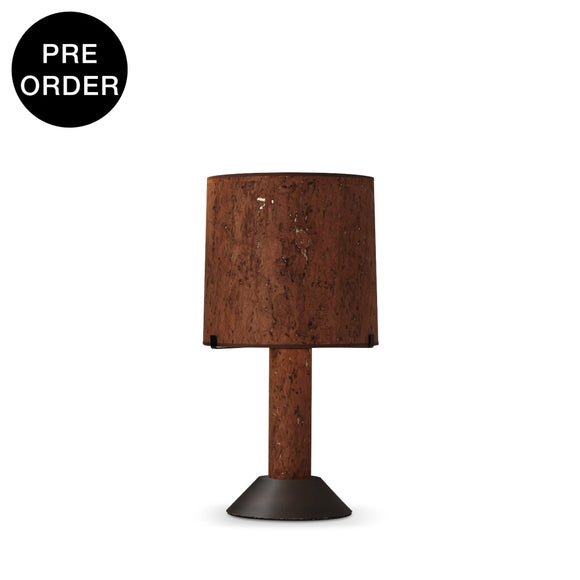 CALEN-T630-CORK - Matt Black - Table Lamp