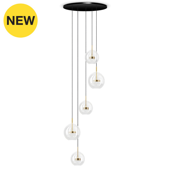 Celas-P5 Golden Bronze Cluster Lamp