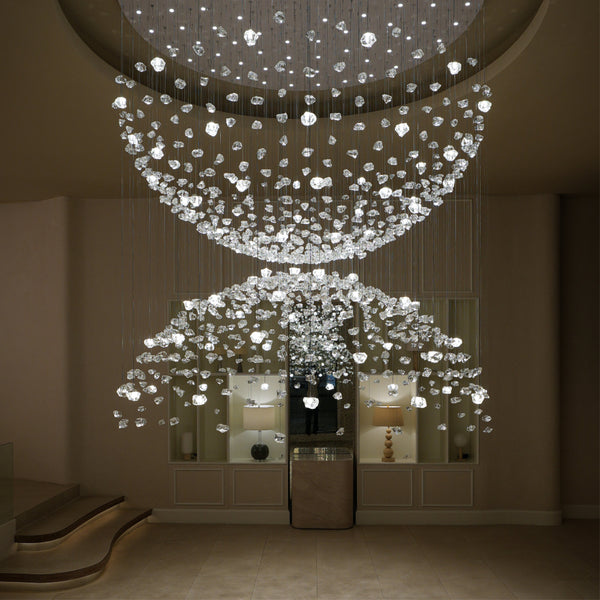 CELESTE-C1288-WH - Clear - Chandelier