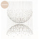 CELESTE-C1288-WH - Clear - Chandelier