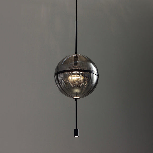 CELESTIA-P30-BK - Matt black / Smoky - Hanging Lamp