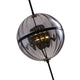 CELESTIA-P30-BK - Matt black / Smoky - Hanging Lamp
