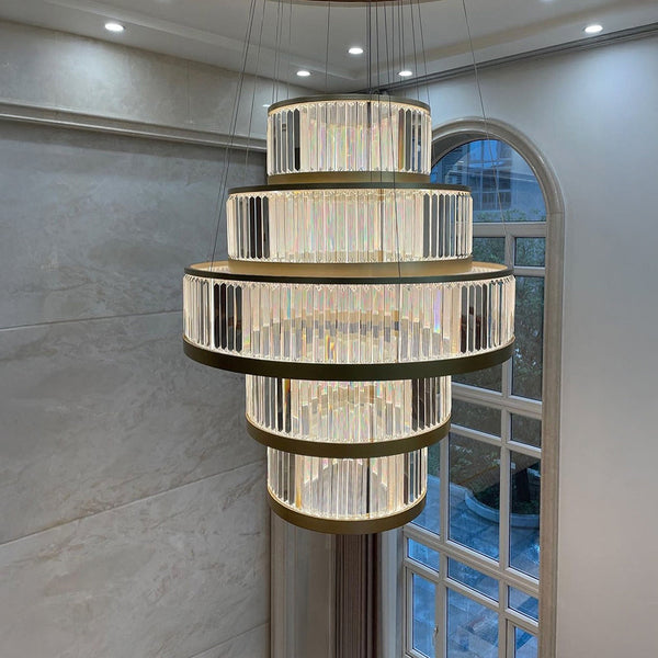 CESELA-P120-RG Clear / Rose Gold Hanging Lamp