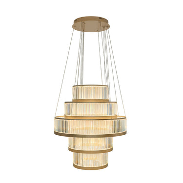 CESELA-P120-RG Clear / Rose Gold Hanging Lamp