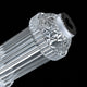 CORNIQ-P1200-CH - Clear / Oxidized Shinning Silver - Hanging Lamp