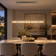 CORNIQ-P1200-CH - Clear / Oxidized Shinning Silver - Hanging Lamp