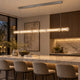 CORNIQ-P1600-CH - Clear / Oxidized Shinning Silver - Hanging Lamp