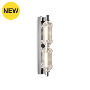 CORNIQ-W500-CH - Clear / Chorme - Wall Lamp