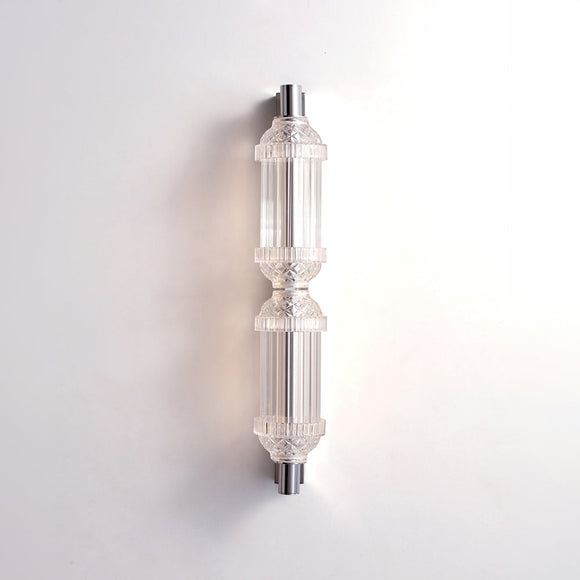 CORNIQ-W500-CH - Clear / Chorme - Wall Lamp