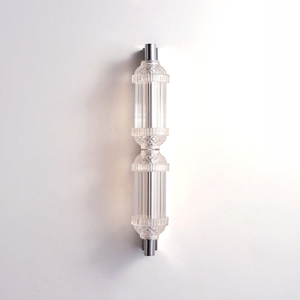 CORNIQ-W500-CH - Clear / Chorme - Wall Lamp