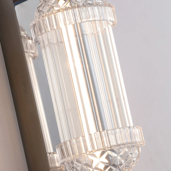 CORNIQ-W500-CH - Clear / Chorme - Wall Lamp